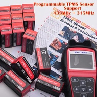 TPMS Sensors 2 in 1 433MHz+315MHz Support Programing with TS501 TS508 TS601 TS608 ITS600E MK808TS MK