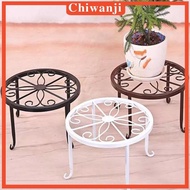 [Chiwanji] Pot Holder Metal Plants Stand Flowerpot Holder Flower Pot Supporting indoor Garden Decor