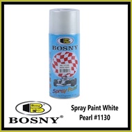 ╳ ➔ ▧ Bosny Spray Paint White Pearl #1130