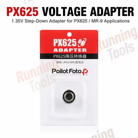 PX625 1.35V Voltage Adapter for Vintage Film Cameras MR-9 Battery Replacement Compatible LR43 SR43 W