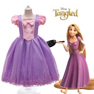 New Girl Sophia Princess Dress Disney Halloween Rapunzel Tangled Cosplay Costume Dress Disney Hallow