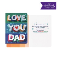 Hallmark Greeting Card (LOVE YOU DAD with Envelope 18cm x 13cm