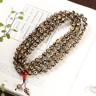 Buddha Beads Dzi Beads 108 Dzi Beads Tibetan Three Eyed Dzi Beads 10㎜Money Exorcising Protection Bod