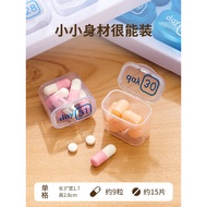 Small Pill Box 31 Days Portable Small Size Mini 30 Days Pill Pill Packing One Month Portable Medicin