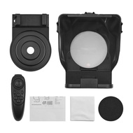Andoer เครื่องรับสัญญาณ teleprompter สมาร์ทโฟนแบบพกพาพร้อมรีโมทคอนโทรลสำหรับการบันทึกวิดีโอการสัมภาษ