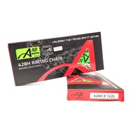 100% Original AJI RACING Chain Drive 428H 122L Sprocket Rantai Gold Heavy Duty 428 122 Y16ZR Y15ZR R