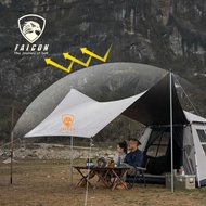 TENDA Hexagonal flysheet 450 x 600cm - hexagonal flesheet - camping flysheet 4.5 x 6 mtr - outdoor f
