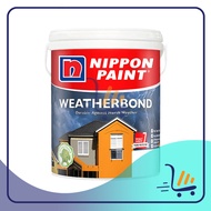 5 Litre Nippon Weatherbond Exterior Wall - White - Cat Luar