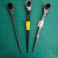 Japan 17x21, 17x19, 24x27, 36x41 Double Ended Ratchet Wrench.