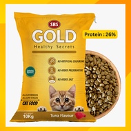 [10KG] SBS GOLD Premium Cat Food - Makanan Kucing/Makanan Kucing Murah/Makanan Kucing 10kg/Kibbles/C