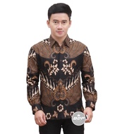 KEMEJA The Best Selling In Indonesia - Men's Batik Shirt Long Sleeve Pekalongan Motif