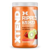 Ripped BCAA Powder Strawberry Kiwi | Cutting Formula + Sugar Free Post Workout Muscle Recovery Drink