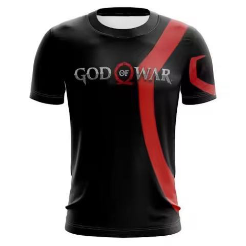 CLOOCL Men T-shirt Kratos God of War 3D Print Cosplay Short Sleeve Tee Shirts Women Fashion Harajuku