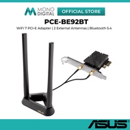 ASUS PCE-BE92BT BE9400 Tri-Band WiFi 7 PCI-E Adapter With Bluetooth 5.4/320MHz- Only Compatible With