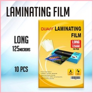 ◊ ℗ ✿ 10pcs Quaff Laminating Film Short - A4 - Long Hot Lamination Film 125micron / 250micron