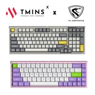 FL-Esports FL980SAM Cercis / Gray White Mechanical Keyboard (Hotswap, RGB, 3 MODE) - Genuine Product