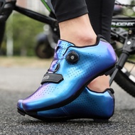 2023 37-47ผู้ชายจักรยานเสือหมอบรองเท้าปั่นจักรยาน Professional จักรยานกลางแจ้งรองเท้าผ้าใบยางสำหรับผู้หญิง Sole ความเร็วแข่งจักรยานรองเท้าขนาดใหญ่