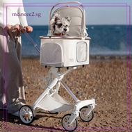 Pet Stroller Cat Stroller Fashionable Travel Bag, Dog Trolley Lightweight And Foldable, Detachable P
