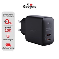 AUKEY PA-B4T 45W OmniaII Series Dual Ports with GaNTech Gray อะแดปเตอร์ by Pro Gadgets