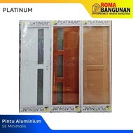 Ready Pintu Kamar Mandi / Toilet Pvc Aluminium Platinum Minimalis