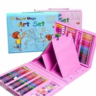 YINGFA SUPER MEGA ART SET (208 PCS OF ARTSET) COLORING MATERIALS/TOOLS FOR KIDS