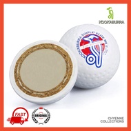 Original Australia KOOKABURRA Dimple Elite ( White / Yellow ) Hockey Ball • Premium Quality • FIH Ol