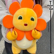 1pc Ankylosaurus Plush Toy - Cute Dinosaur with Expressive Eyes & Fluffy Fabric Body, Soft Yellow & 