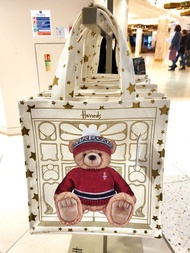 買2個95折 英國代購 英國直送 Harrods 經典 系列 環保袋 Recycled Small Ethan Bear Tote Bag 單肩包 手挽包 環保手袋 單孭手袋 手袋 手挽袋 手挽包 手