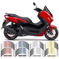 16PCS N-MAX Motors Stickers Hub Rim Stripe Tape Decals 13"13" for YAMAHA NMAX 155 nmax155 Motorcycle Wheel Reflective Mags Decal Sticker