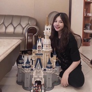 Compatible with Lego Disney Castle Girls' Series Building Blocks Assembled Large Building Educational Toys Holiday Gifts