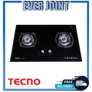 Tecno T28TGSV  || T 28TGSV 2-Burner [75cm] Glass Hob with Inferno Wok Burner Technology + Free Basic