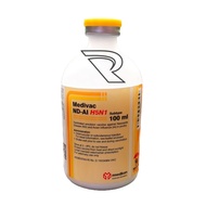 Medivac ND AI H5N1 New Formula Vaccine Net 100 ML Dose 200 Chickens Vaccine Prevents Bird Flu Aratan