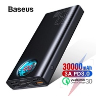 BASEUS Amblight Quick Charger 30000 mAh Powerbank Digital Display For Universal without Cable 33W PD