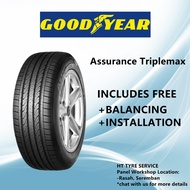 Goodyear Assurance Triplemax 2 15 16 17 inch Tyre Tayar Tire (Free Installation/ Delivery)