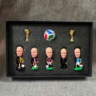 Erling Haaland Career Mini Figure Set with World Cup Trophies Ball -Football Fan