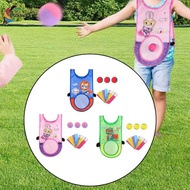 [chulisia] Dodgeball Game Set with Sticky Vest Sticky Ball Vest, Dodgeball Ball Game Play