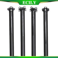 ECILY Black UD Matte Full Carbon Fiber MTB Road Bicycle Seatpost Bike Seat Post Cycling Parts 27.2/3
