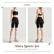 ALORA SPORT SET (SPORTS BRA + PANTS) Yoga Workout Gym Pilates
