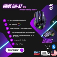 iMICE GW-X7 Wireless Rechargeable RGB Gaming Mouse