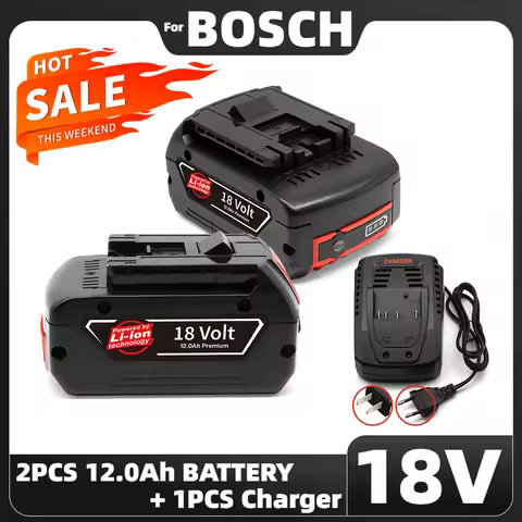 NEW 18V 12000mAh Ersatz Batterie für Bosch 18V 12Ah Professionelle System Cordless Werkzeuge BAT609 