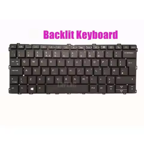 Y+UK black backlit keyboard for HP EliteBook x360 1030 G2 Notebook PC 904507-031
