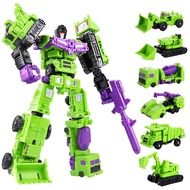Mombadibao Hasbro Deformation Toy Original Big DX9 Green Big Small Hercules Six-in-One Digging Tiger