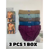 [READY STOCK] 2880 3 PIECES 1 BOX ROYAL MEN'S UNDERWEARPOLO S-2XL