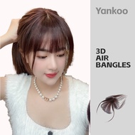3D French-Style Fringe Wig With Realistic Hair Covering The Forehead And Air-Like Fringe Wig For Sho