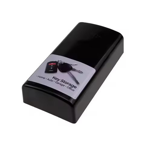 Portable Car Key Holder Magnetic Creative Car Key Secret Box Hidden Black Outdoor