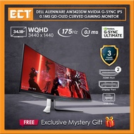 Dell Alienware AW3423DW 34.18" Nvidia G-Sync IPS 0.1MS QD-OLED (3440 x 1440) 175Hz Curved Gaming Mon