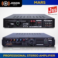 JOSON Mars/ MARS MAX Amplifier (With Graphic Equalizer) 2000 Watts Max Power Output 2 Channel (Usb/Sd/Bluetooth/Fm Radio) (Original)- with 1 year warranty