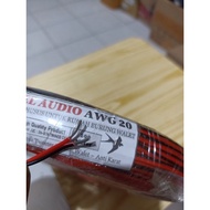 2 x AWG20 Silver Tinned Cu Copper Cable Easy to Solder Per Meter 20AWG x 2 AWG Cable