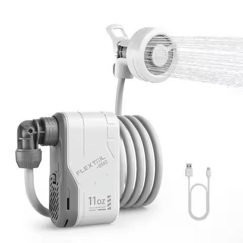 FLEXTAIL Outdoor Camping Shower Portable without Box Electric Shower Pump IPX7 Waterproof for Outdoo