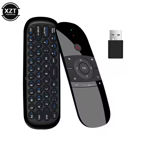 Wechip W1 Air Mouse 2.4G Wireless Keyboard Remote Control IR Remote Learning 6-Axis Motion Sense for
